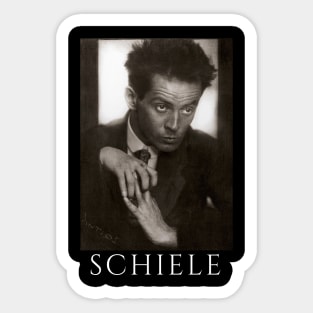 egon schiele Sticker